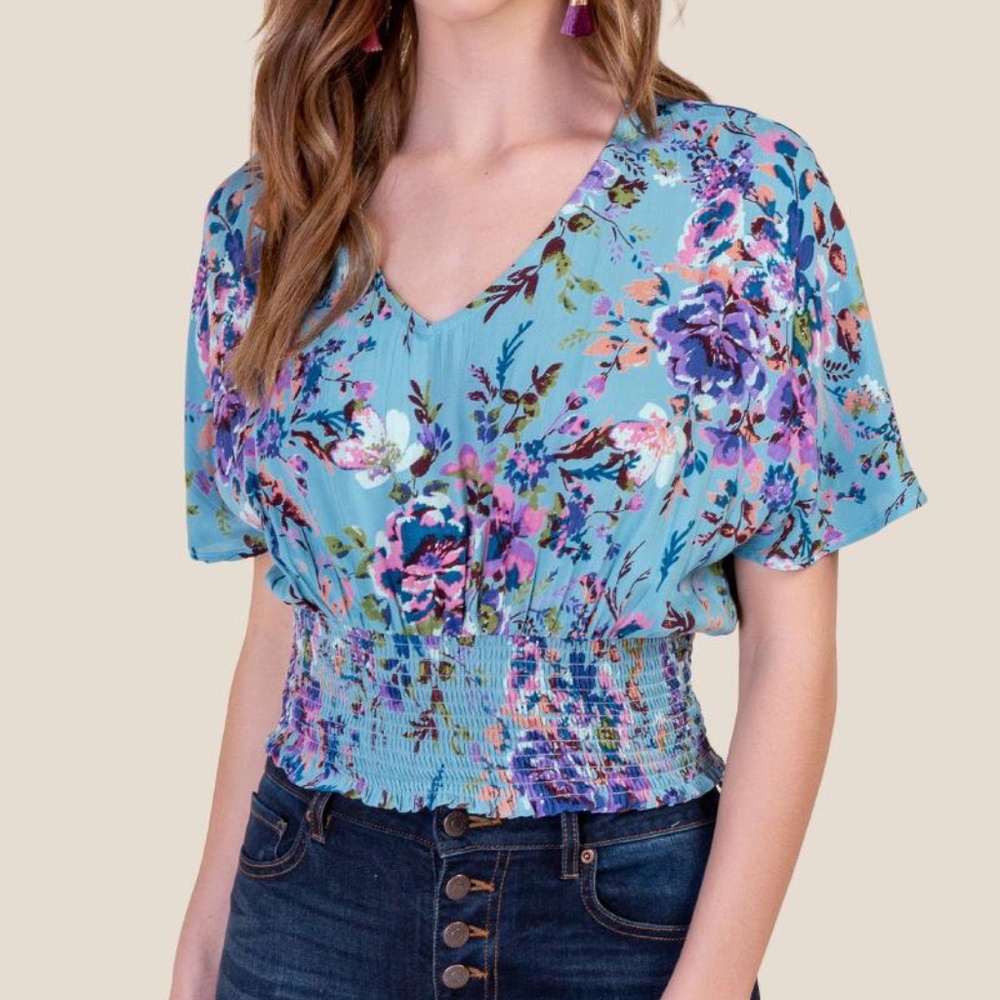Smock Waist Top